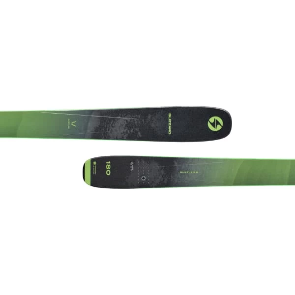 Bon marché 🔔 Skis Alpin BLIZZARD RUSTLER 9 GREEN 23 Vert / Noir 👏 – Image 3