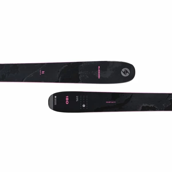 Meilleure vente 🤩 Skis Alpin BLIZZARD HUSTLE 11 BLACK PINK 23 Noir 😍 – Image 3