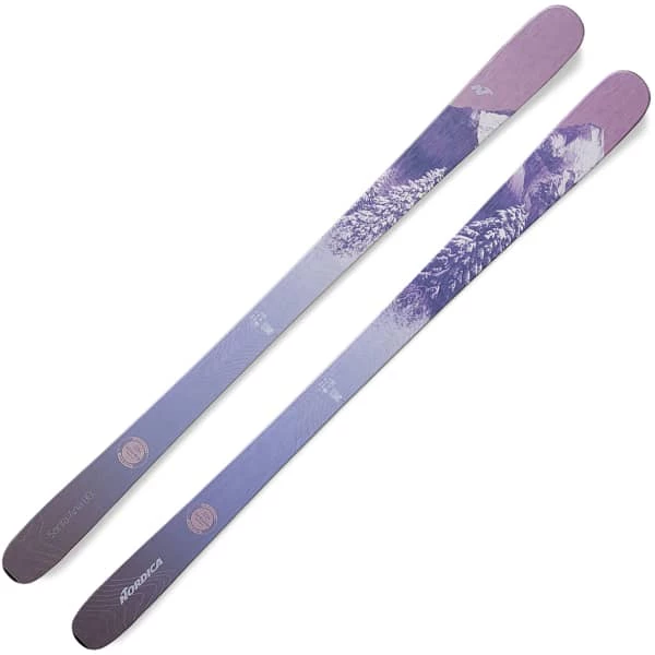 Meilleure vente ✔️ Skis Alpin NORDICA SANTA ANA 88 LILAS WHITE 23 Rose / Bleu 😉