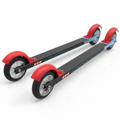 Tout neuf 🌟 Skis Roue KV+ ROLLERSKI LAUNCH SKATE 53,5 CM 22 Noir / Rouge / Bleu ✔️