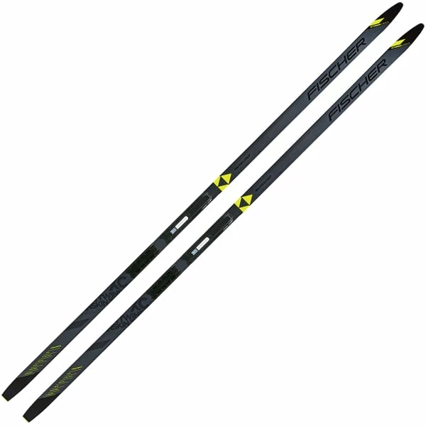 Tout neuf 🔔 Skis De Fond FISCHER TWIN SKIN SUPERLITE STIFF EF 22 Noir 🔔