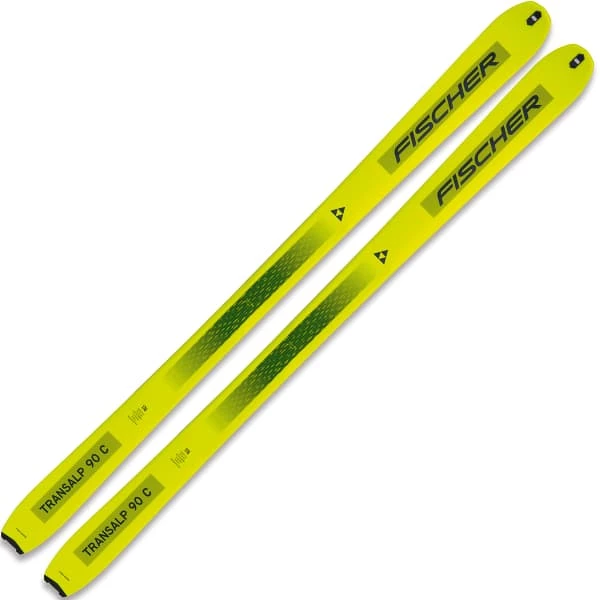 Le moins cher ✨ Skis Rando FISCHER TRANSALP 90 CARBON 23 Jaune 💯