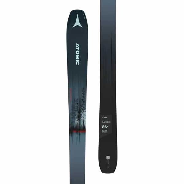 Bon marché 🎉 Skis Alpin ATOMIC MAVERICK 86 C METALIC BL/RED 23 Bleu / Gris 🛒 – Image 5