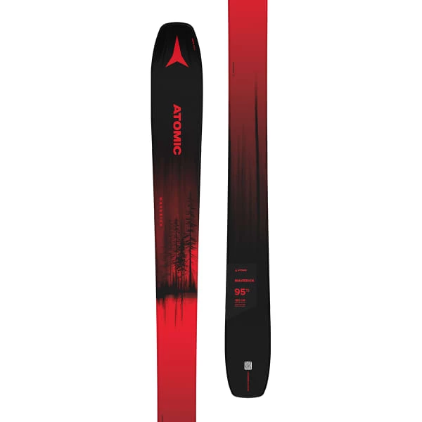 Bon marché 🥰 Skis Alpin ATOMIC MAVERICK 95 TI RED METALI/BL 23 Rouge / Noir 💯 – Image 5