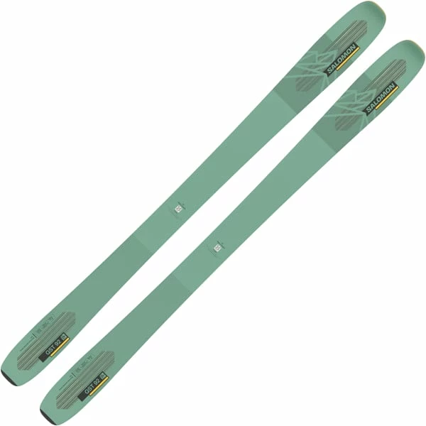 De gros 🌟 Skis Alpin SALOMON N QST 92 GREEN SPRUCE/SOLA 23 Vert 😉