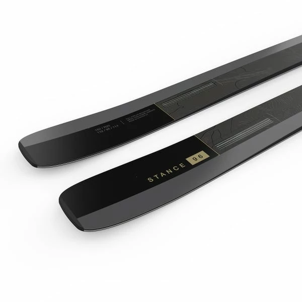 Grosses soldes 💯 Skis Alpin SALOMON N STANCE 96 BLK/DARK GREY 23 Gris / Noir ⭐ – Image 5