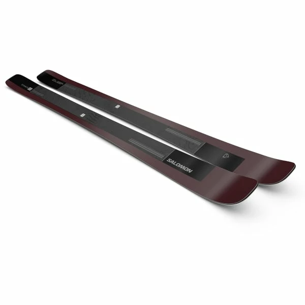 Vente flash 😀 Skis Alpin SALOMON N STANCE 90 BLACK/BURGANDY 23 Violet / Noir 🎁 – Image 3