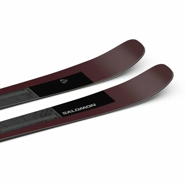 Vente flash 😀 Skis Alpin SALOMON N STANCE 90 BLACK/BURGANDY 23 Violet / Noir 🎁 – Image 4