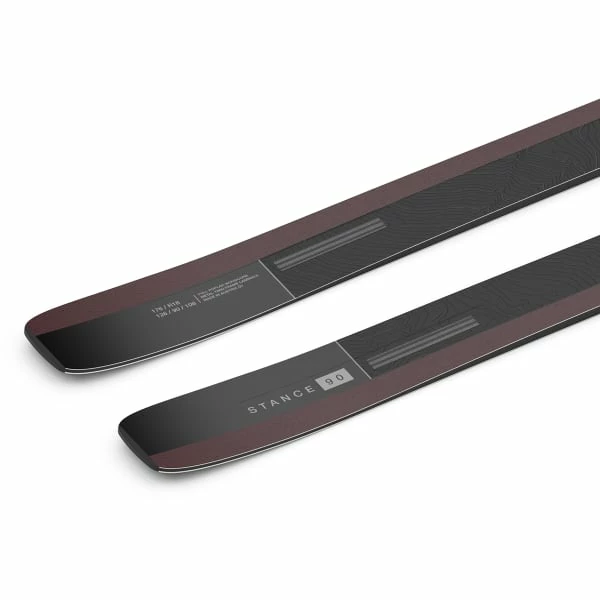 Vente flash 😀 Skis Alpin SALOMON N STANCE 90 BLACK/BURGANDY 23 Violet / Noir 🎁 – Image 5