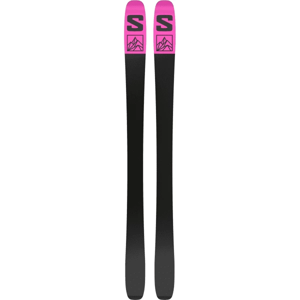 Promo 🥰 Skis Alpin SALOMON N QST LUX 92 GRAY DAWN/NEO 23 Bleu / Gris 🌟 – Image 2