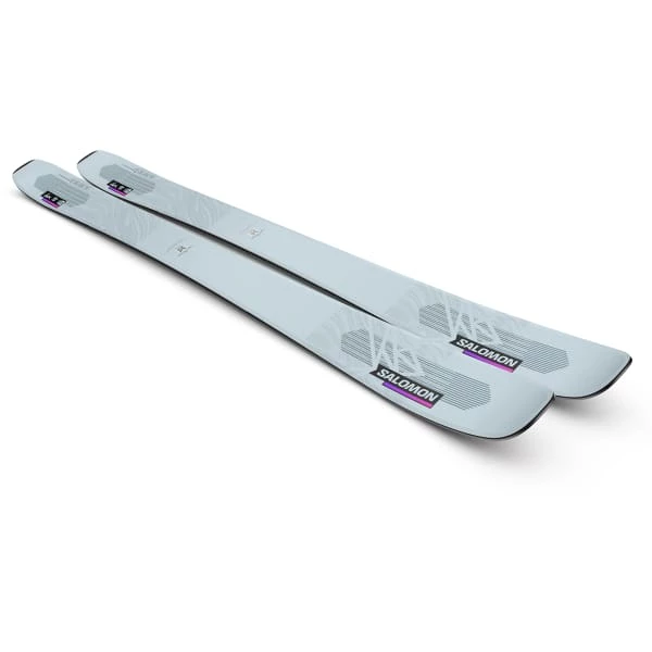 Promo 🥰 Skis Alpin SALOMON N QST LUX 92 GRAY DAWN/NEO 23 Bleu / Gris 🌟 – Image 3