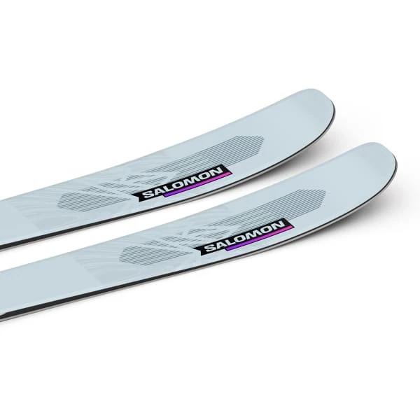 Promo 🥰 Skis Alpin SALOMON N QST LUX 92 GRAY DAWN/NEO 23 Bleu / Gris 🌟 – Image 4
