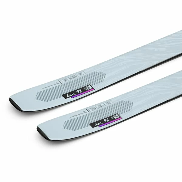Promo 🥰 Skis Alpin SALOMON N QST LUX 92 GRAY DAWN/NEO 23 Bleu / Gris 🌟 – Image 5
