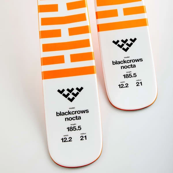 Coupon 🎁 Skis Alpin BLACK CROWS NOCTA 23 Blanc / Orange 🧨 – Image 4