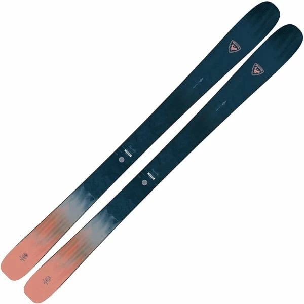 Offres ✨ Skis Alpin ROSSIGNOL RALLYBIRD 92 23 Bleu / Rose 😍