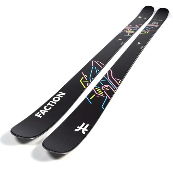 Nouveau 🔔 Skis Alpin FACTION PRODIGY 2 23 Noir / Multicolore 👏 – Image 3