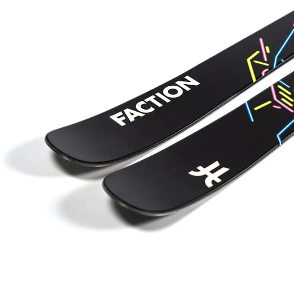Nouveau 🔔 Skis Alpin FACTION PRODIGY 2 23 Noir / Multicolore 👏 – Image 4