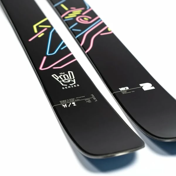 Nouveau 🔔 Skis Alpin FACTION PRODIGY 2 23 Noir / Multicolore 👏 – Image 6