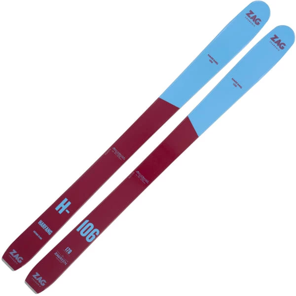 Coupon 😍 Skis Alpin ZAG H106 23 Bleu / Rouge 🛒