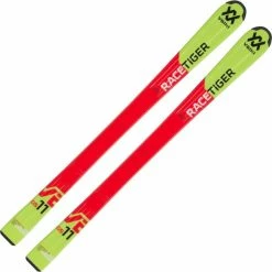Meilleure affaire 🎉 Skis Alpin VOLKL RACETIGER RED JR FLAT 19 Rouge / Vert ⌛