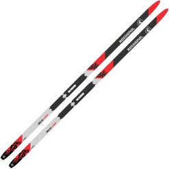 Remise 💯 Skis De Fond ROSSIGNOL DELTA COMP SKATING JR 22 Noir / Rouge / Blanc 🔔