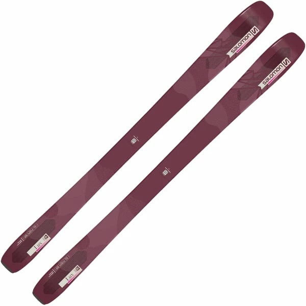 Le moins cher đ Skis Alpin SALOMON QST LUX 92 BORDEAU/PINK 22 Rouge đ