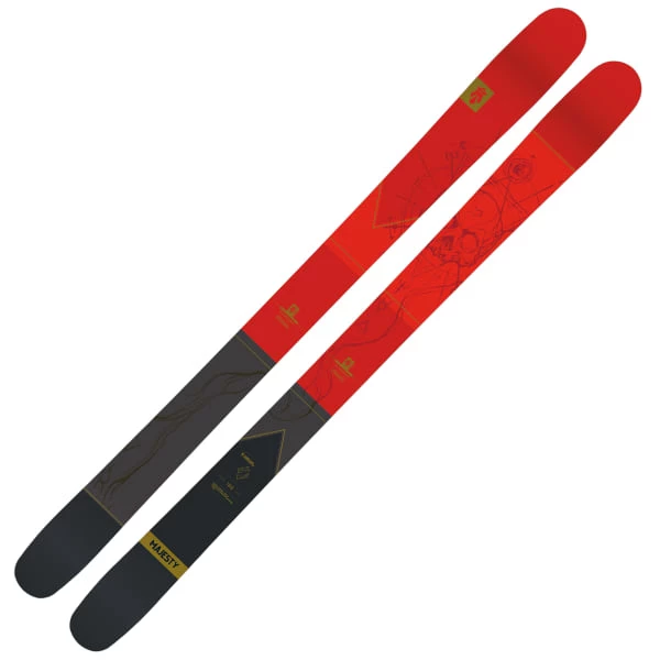 Budget 👏 Skis Alpin MAJESTY VANGUARD 22 Rouge / Noir ✔️