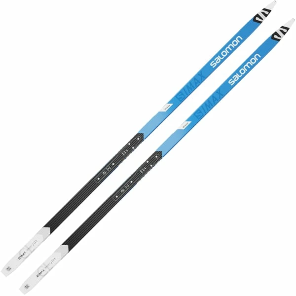 Bon marché 🌟 Skis De Fond SALOMON S/MAX CLASSIC JUNIOR 22 Bleu / Noir / Blanc 💯